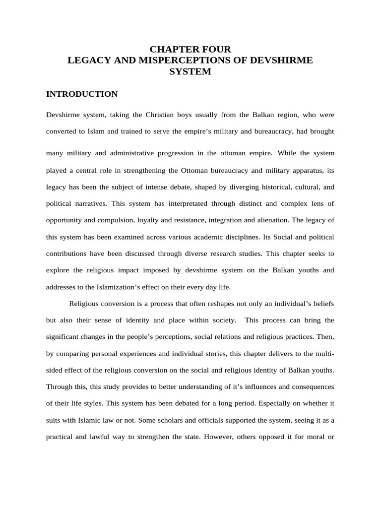 Devshirme System's Impact on Identity | PDF | Ottoman Empire