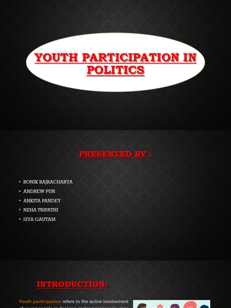 Youth Engagement in Politics: Challenges & Solutions | PDF | Social ...