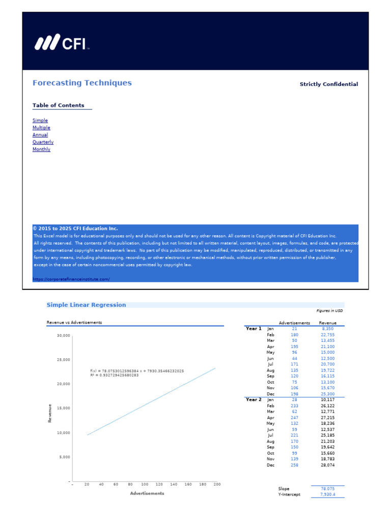 Forecasting Techniques 2 (Complete) | PDF | Errors And Residuals ...