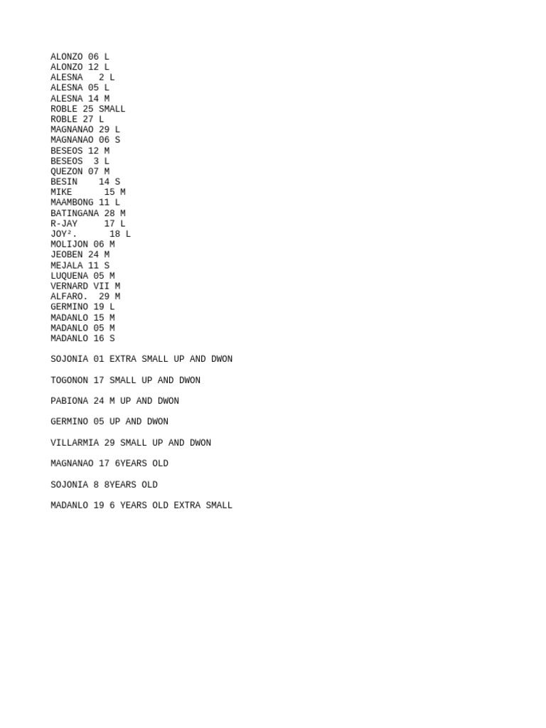 Alonzo 06 L | PDF