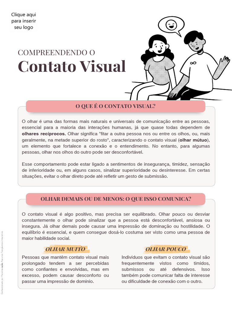 A Importância do Contato Visual nas Relações | PDF | Tempo | Comunicação