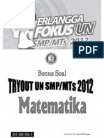 Soal Try Out Matematika SMP