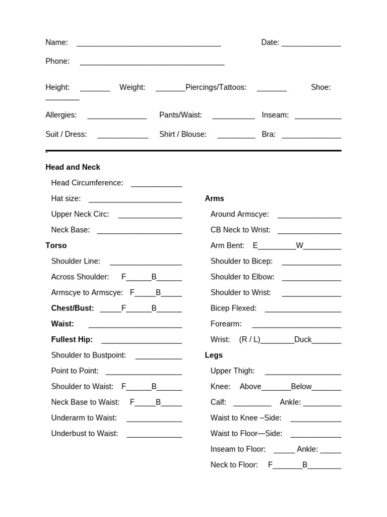 Measurements | PDF