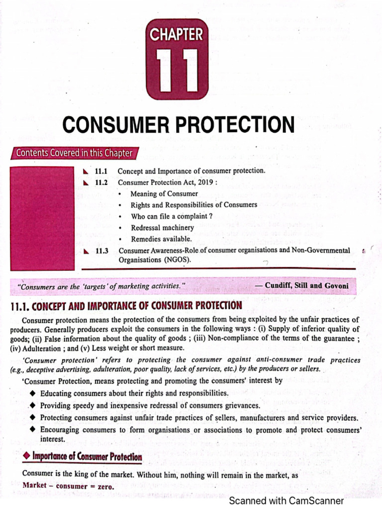 Consumer Protection Act | PDF