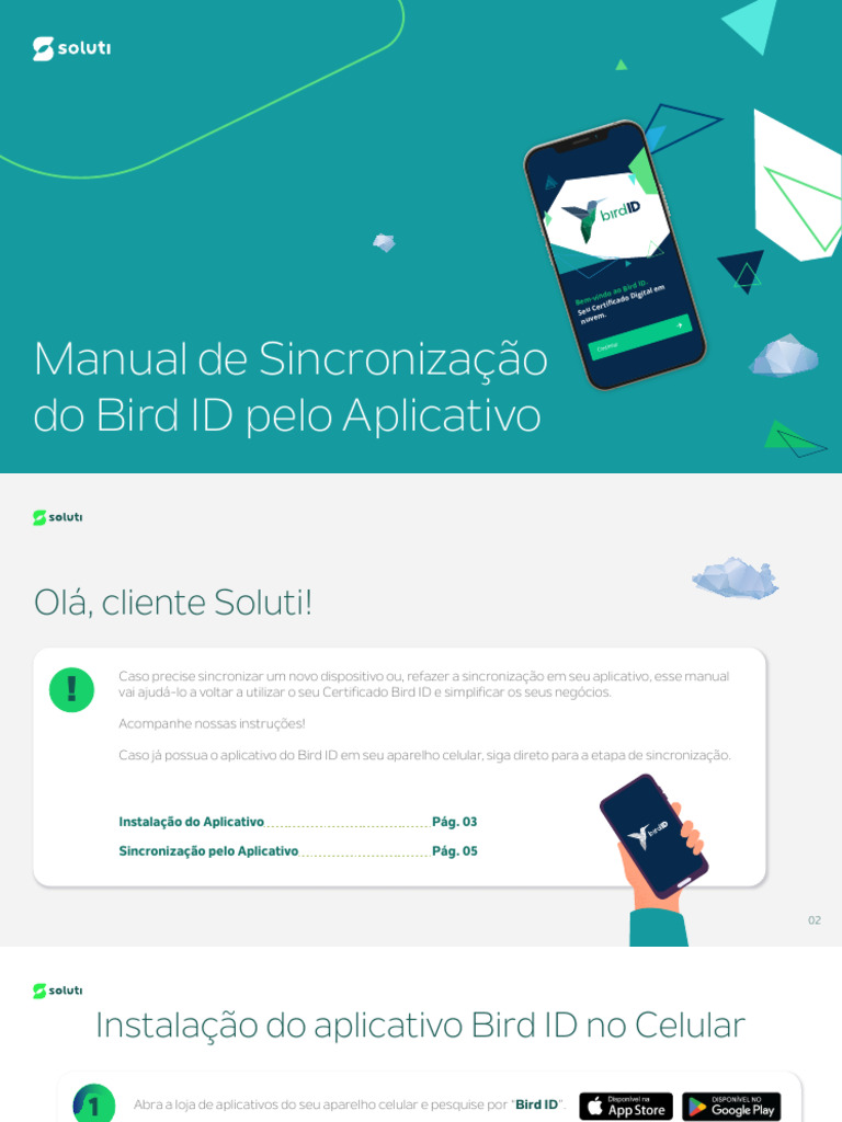 Sincronização do Bird ID no App | PDF | Aplicativo para celular ...