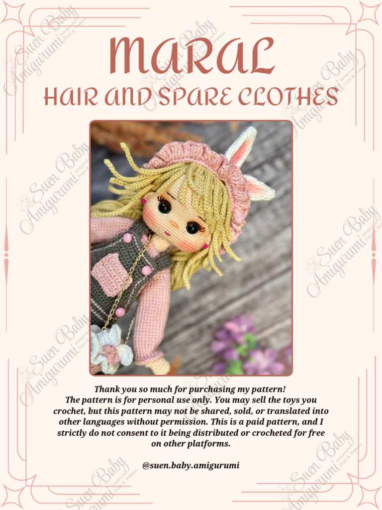Maral Hair Color Chart PDF Guide | PDF | Crochet | Yarn