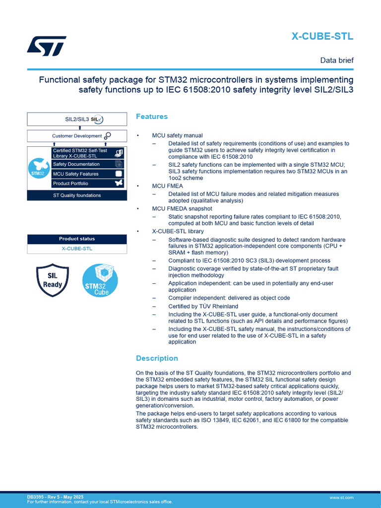 STM32 Functional Safety Package Overview | PDF | Microcontroller ...