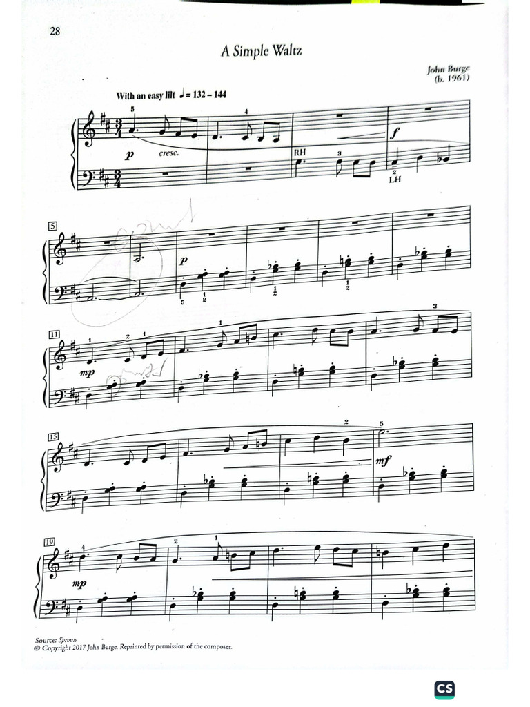 Intermediate Piano Pieces PDF Download PDF