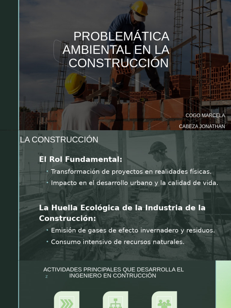 Impacto Ambiental en Construcción | PDF | Contaminación | Residuos
