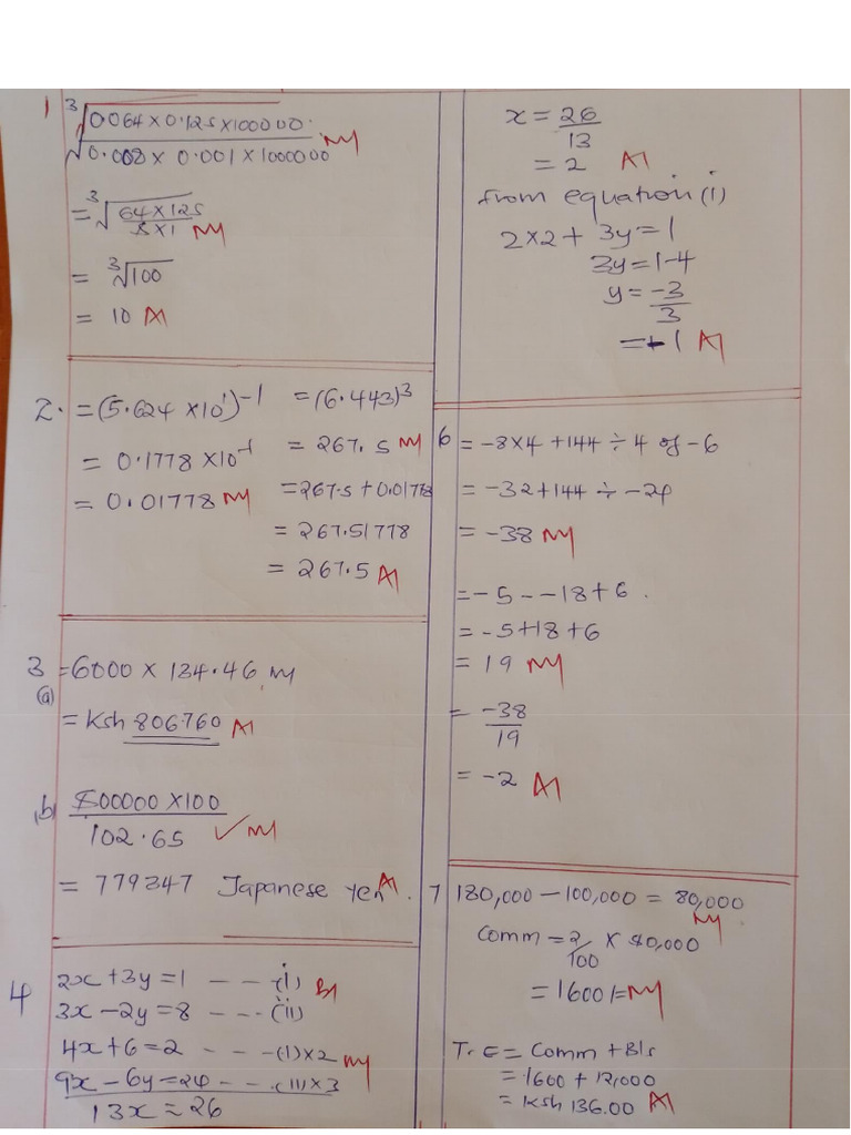 Mathematics f2 Ms Set3 Full Ms | PDF