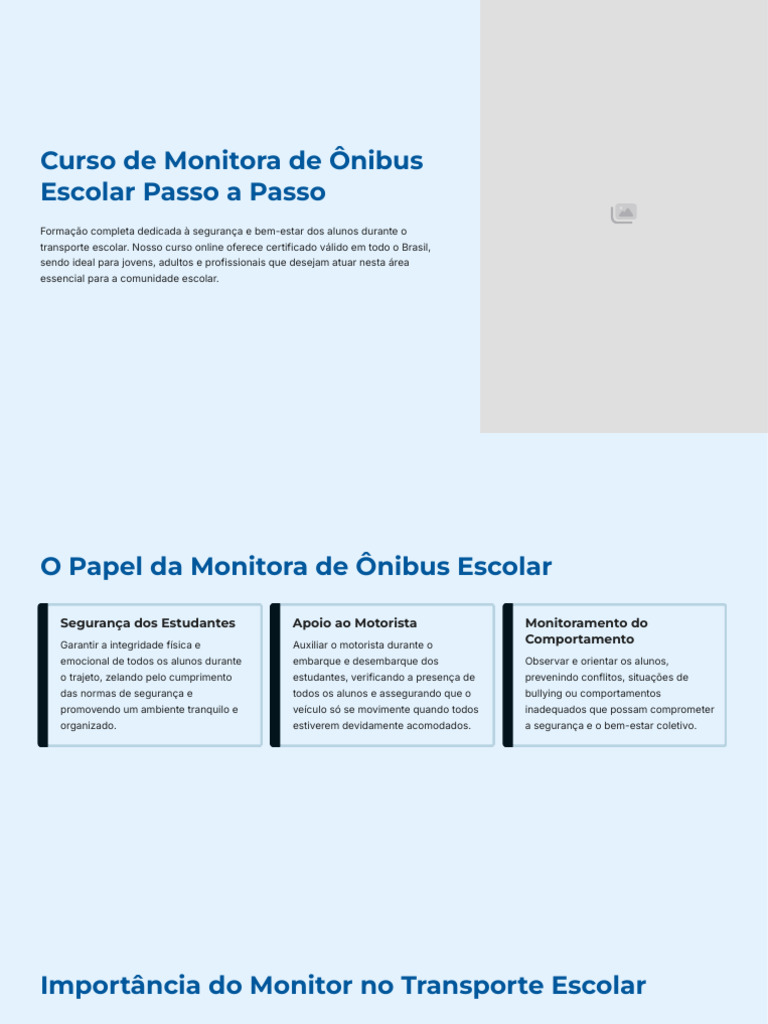 Curso de Monitora de Onibus Escolar Passo A Passo | PDF | Comunicação ...