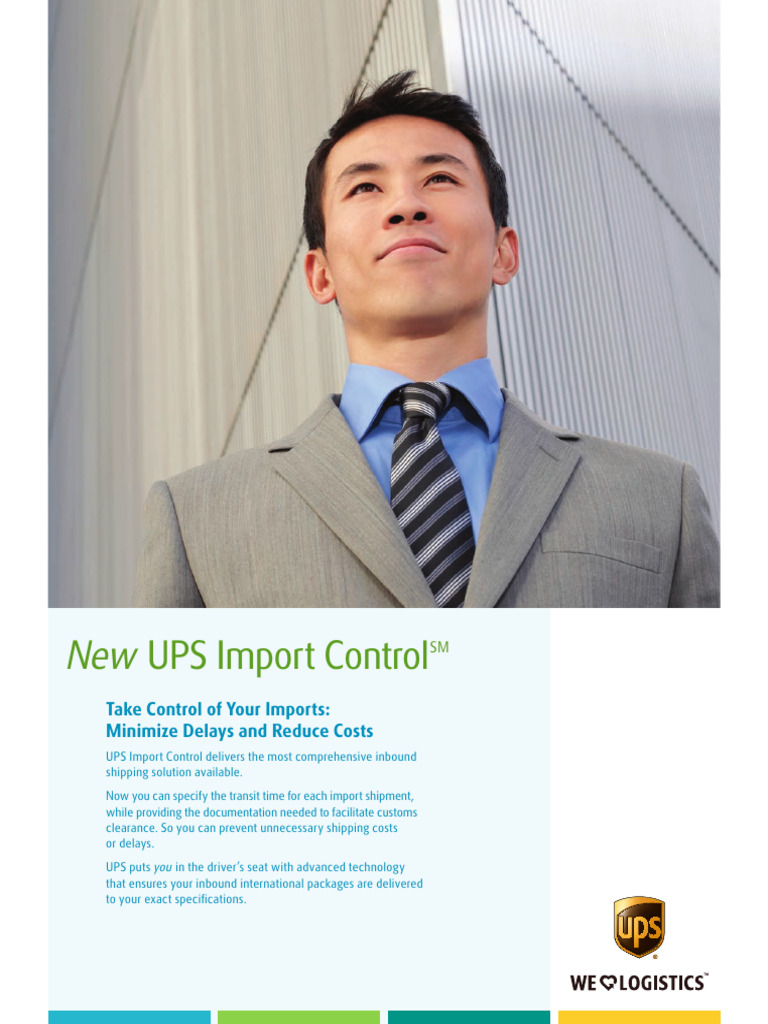 GCP Import Control Sales Sheet | PDF | United Parcel Service | Cargo