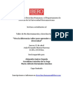 Convocatoria Taller 12 de Abril