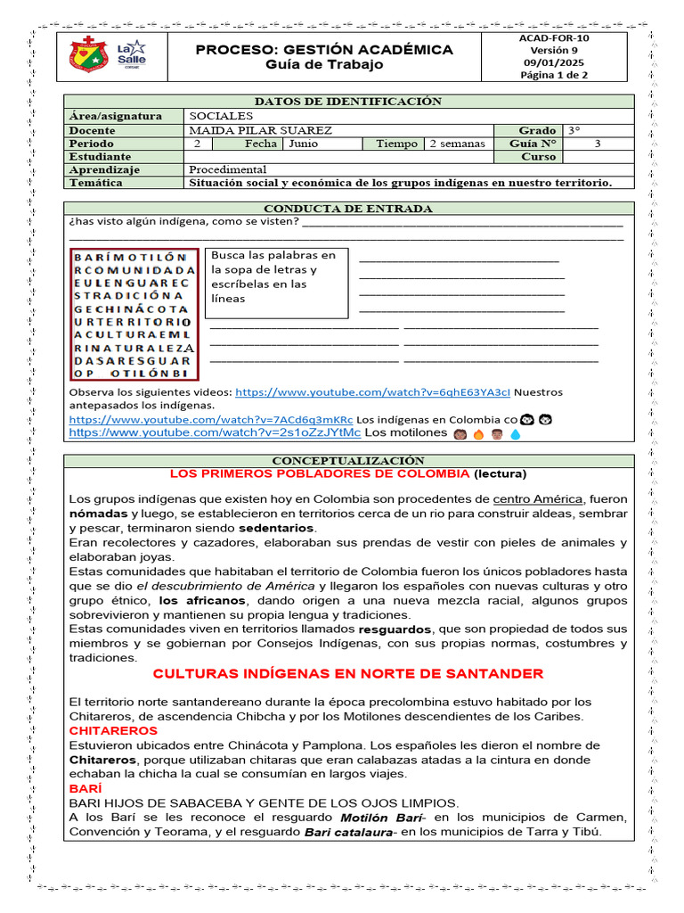 Situación de Grupos Indígenas en Colombia | PDF | Pueblos Indígenas de ...