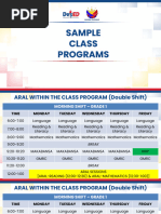 Sample Class Programs | PDF