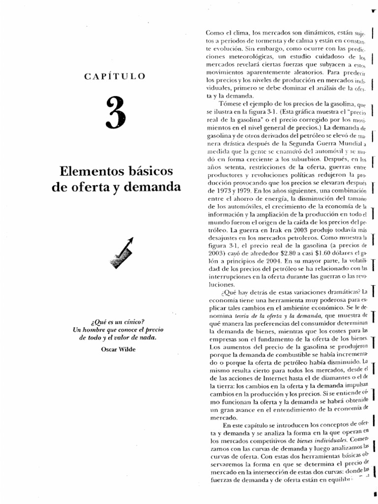 Análisis de Oferta y Demanda en Mercados | PDF | Oferta y demanda ...