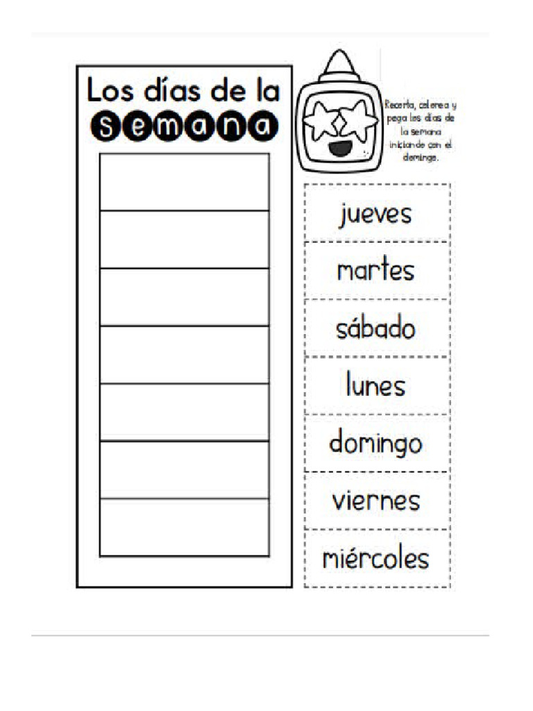 Dias de La Semana | PDF