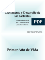 Crecimiento y Desarrollo de Los Lactantes