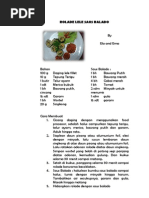 Download Rolade Lele Saos Balado by Ema Mariatul Qibtiyah SN88825166 doc pdf
