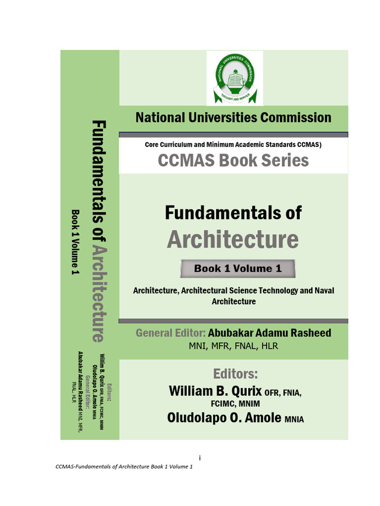 CCMAS Fundamentals of Architecture Volume 1 | PDF | Design | Aesthetics