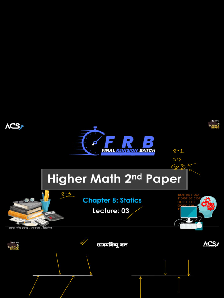 Statics 3 Note | PDF