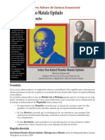 Los Gigantes Ilustres Ndowe de Guinea Ecuatorial: Don Rafael Mambo-Matala Upiñalo