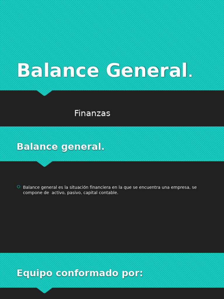 Guía Completa del Balance General | PDF | Hoja de balance | Contabilidad