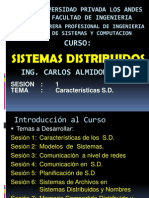 SISTEMAS DISTRIBUIDOS SESION1