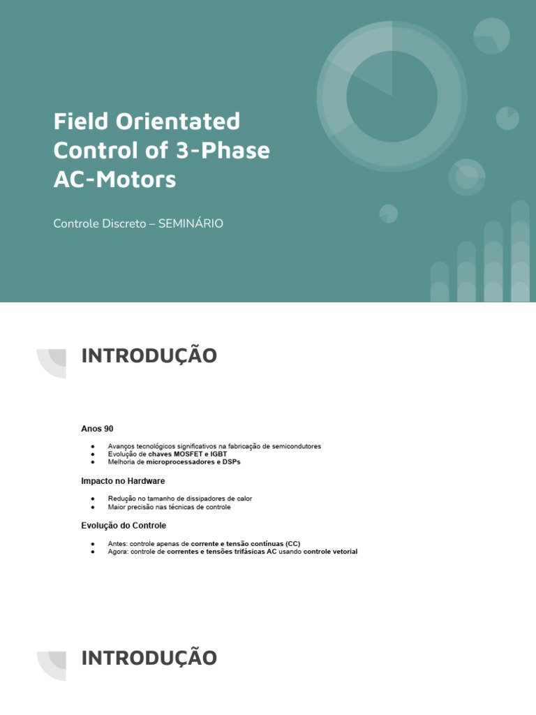 Field Orientated Control of 3-Phase AC-Motors | PDF | Engenharia ...