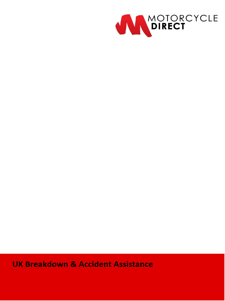 MCD Uk Breakdown Policy Summary | PDF | Insurance | Fraud