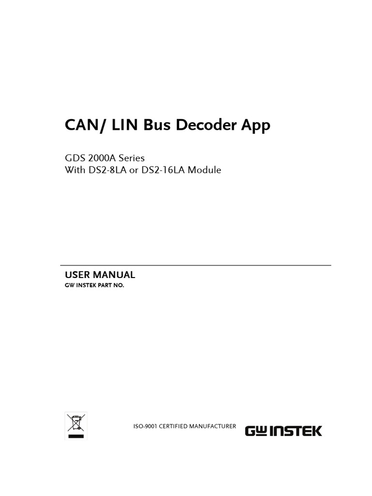 0917 Um Gds-2000a Can Lin e | PDF | Data Transmission | Computer ...