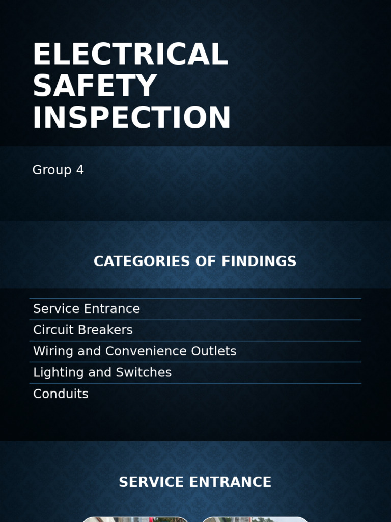Electrical-Safety-Inspection-Updated | PDF | Electrical Wiring | Equipment
