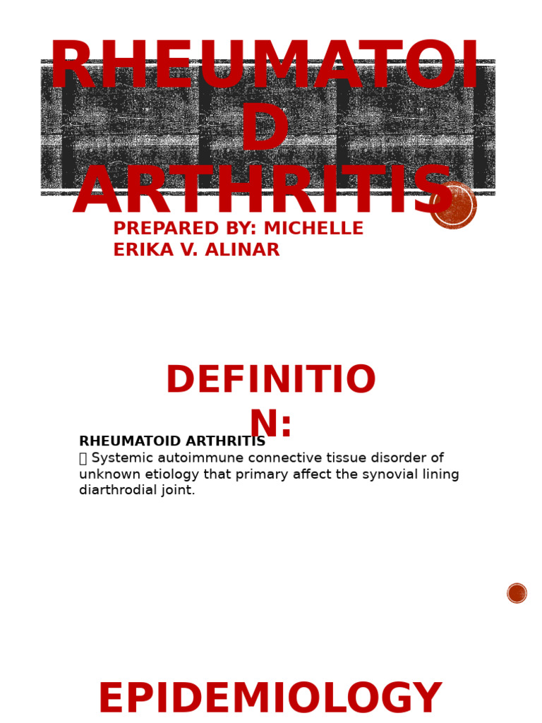 Rheumatoid Arthritis | PDF | Rheumatoid Arthritis | Arthritis