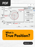 True Position - GD&T Basics | PDF | Engineering Tolerance | Geometry