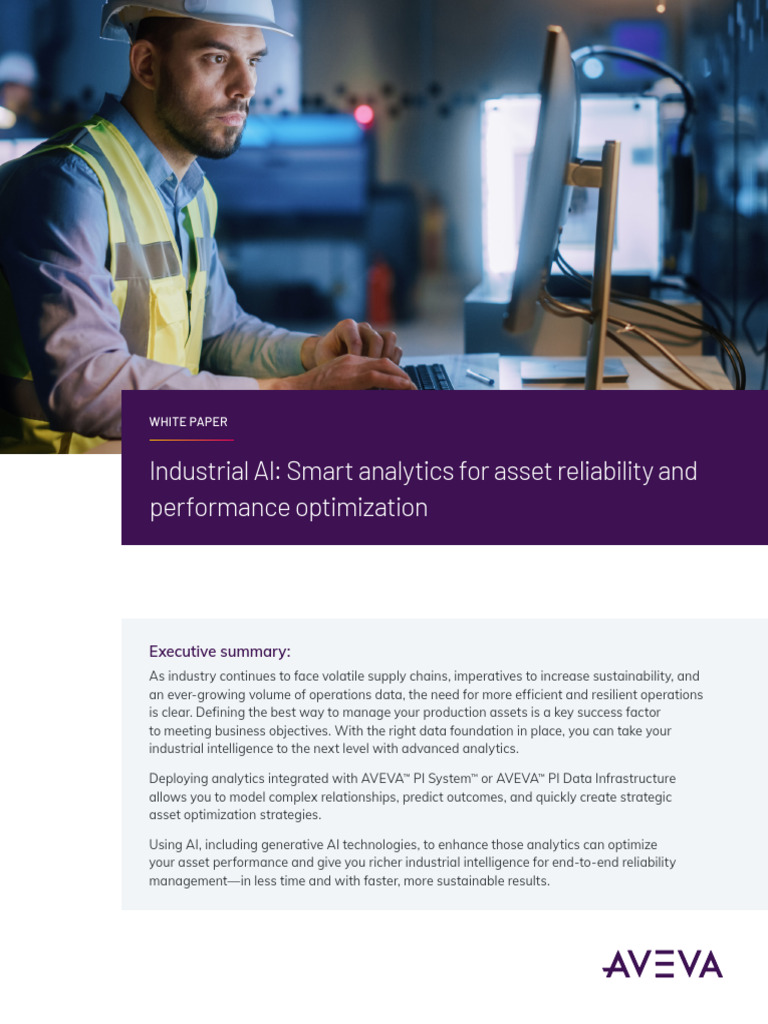 AI-Enhanced Analytics for Asset Reliability | PDF | Artificial ...