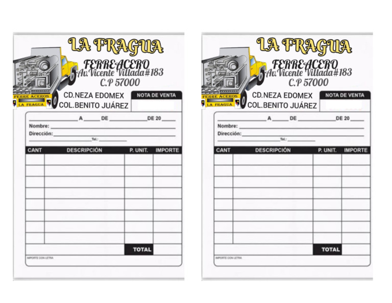 Nota Remision 1 | PDF