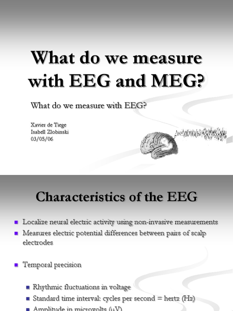 EEG Measurement and Applications | PDF | Electroencephalography | Event ...