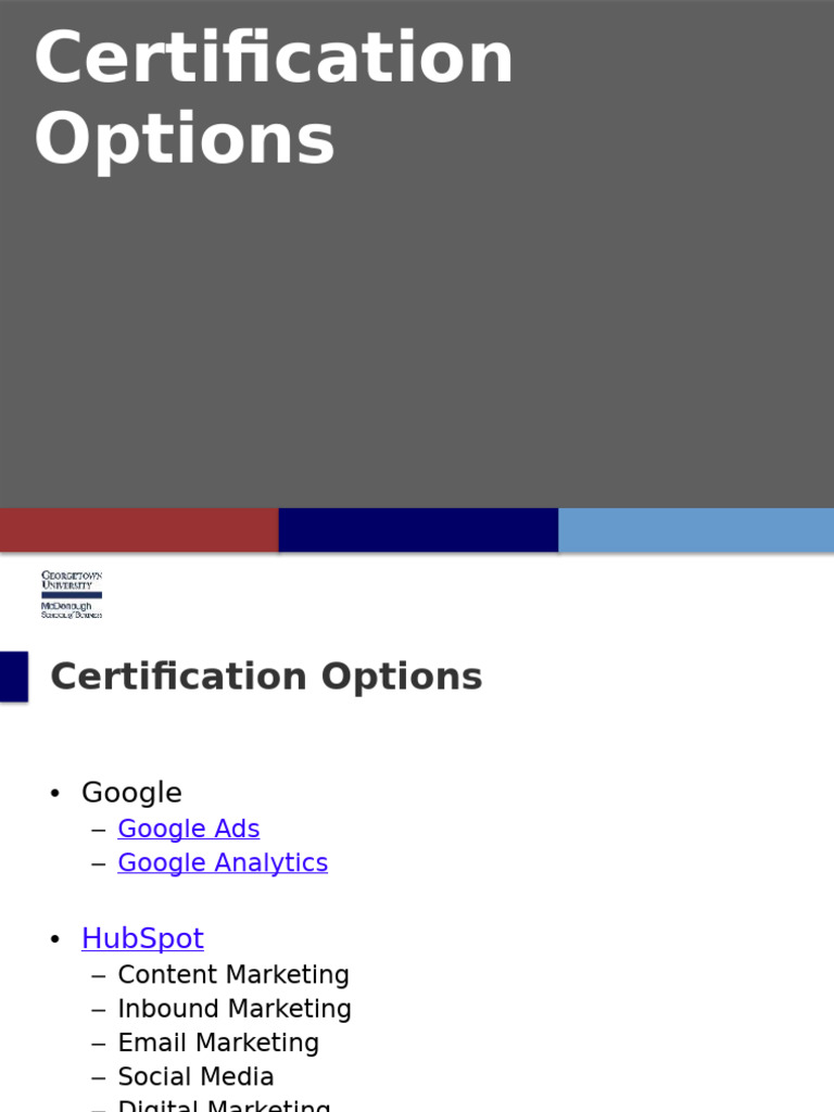 Certification II | PDF