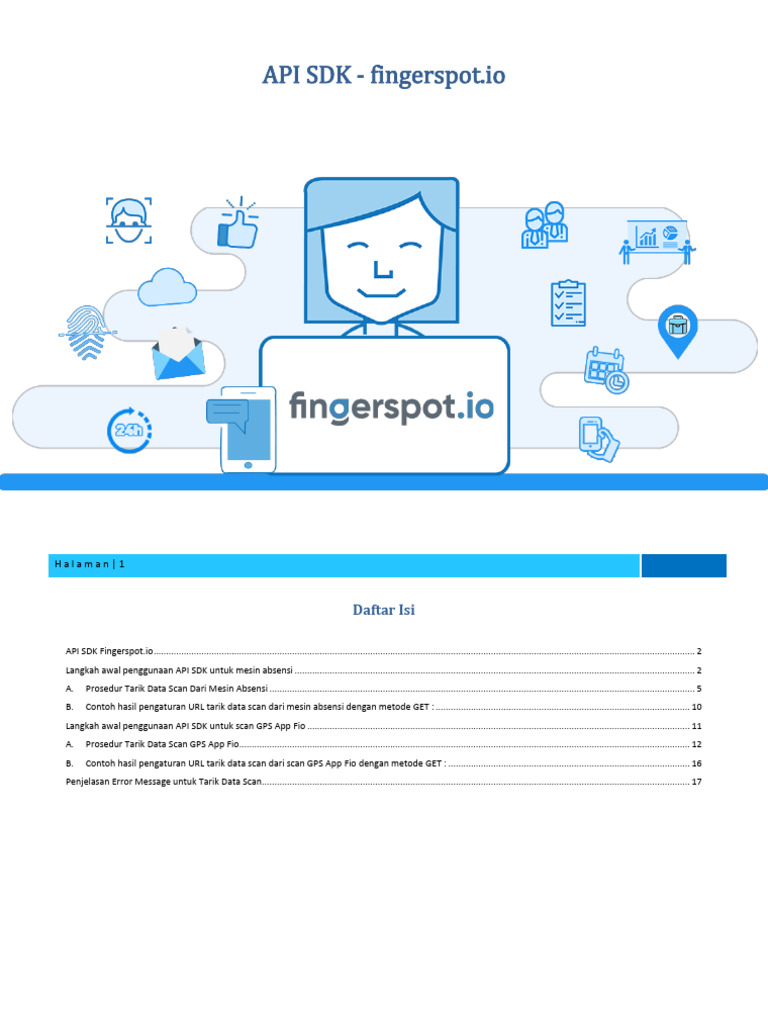 Panduan Lengkap API SDK Fingerspot | PDF