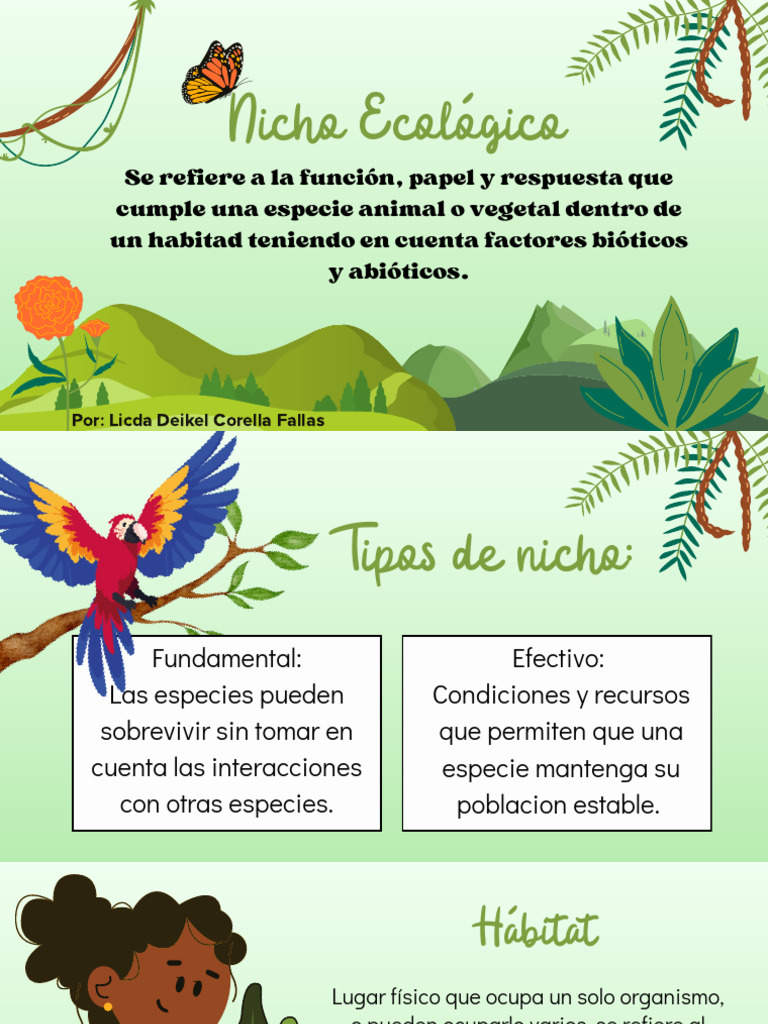 Nicho Ecológico y su Importancia | PDF | Ecología | Nicho ecológico
