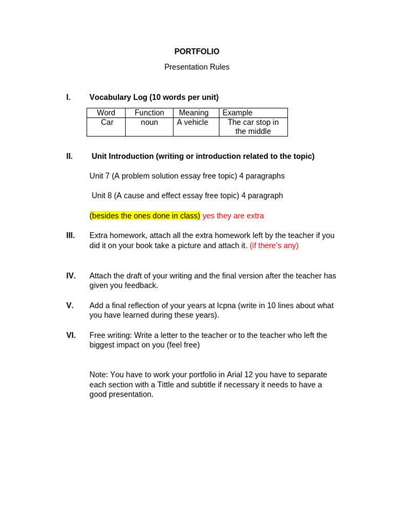 Portfolio Awr3 | PDF