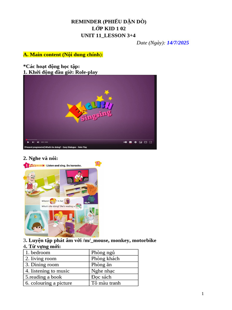 Reminder Kid1 02 | PDF