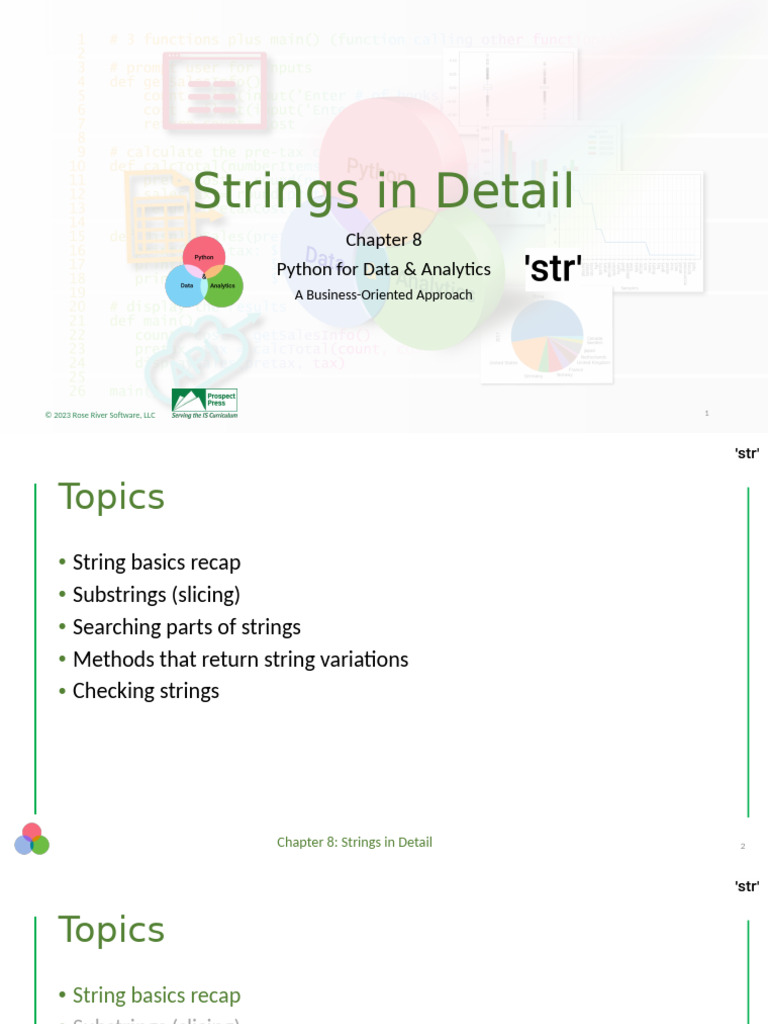 Strings in Python: Key Concepts | PDF | String (Computer Science ...