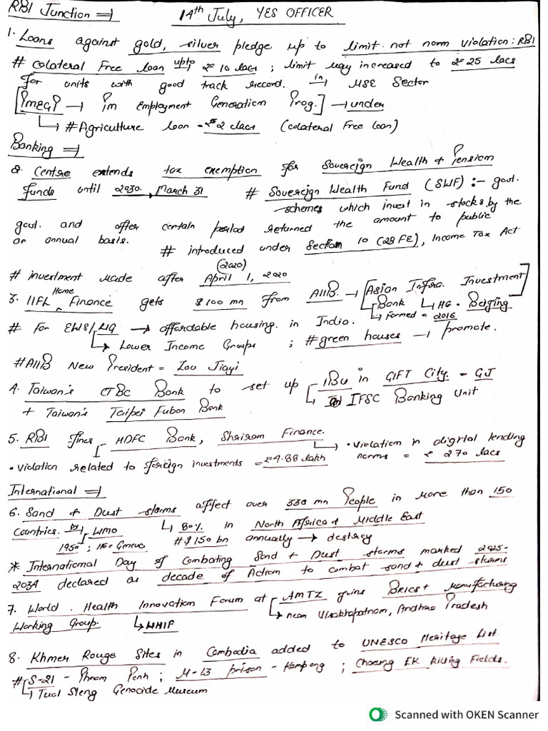 14 07 2025, Handwritten Notes | PDF