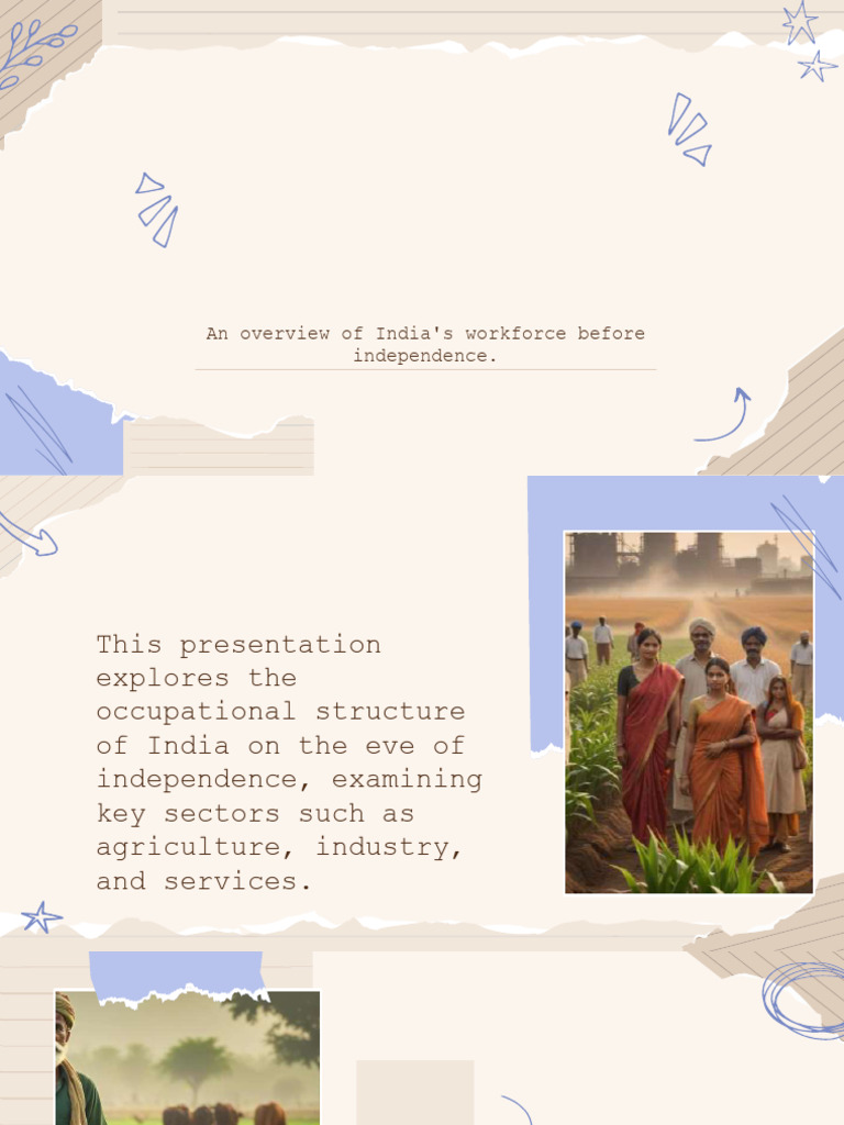 Occupational Structure of India (3) - 1 | PDF | Agriculture | Employment