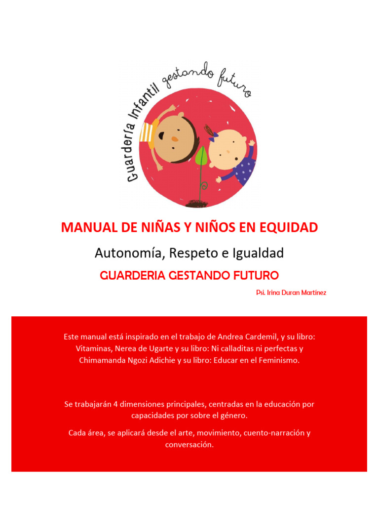Manual de Niñas y Niños en Equidad | PDF | Amor