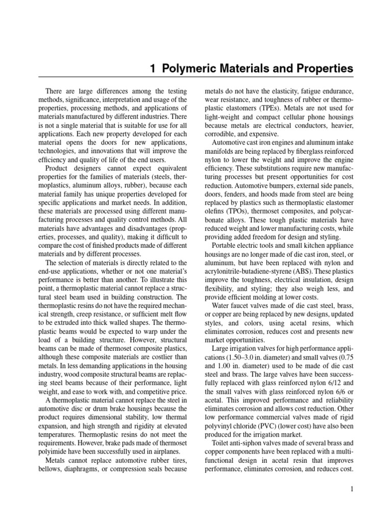 First Page PDF | PDF | Thermoplastic | Materials