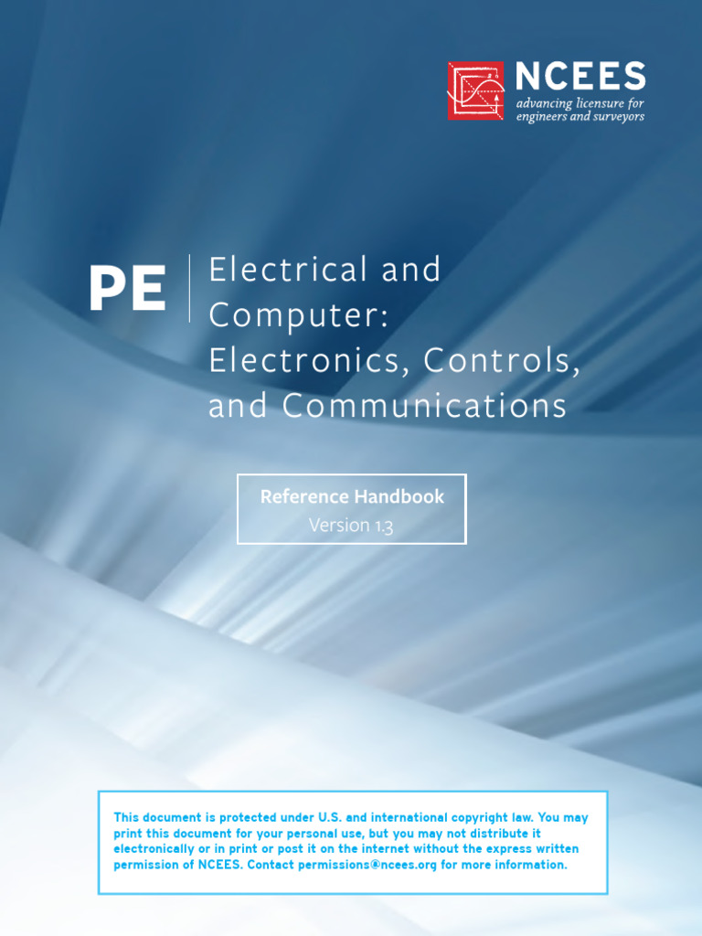 Pe Ece Handbook 1 3 | PDF | Errors And Residuals | Series And Parallel ...