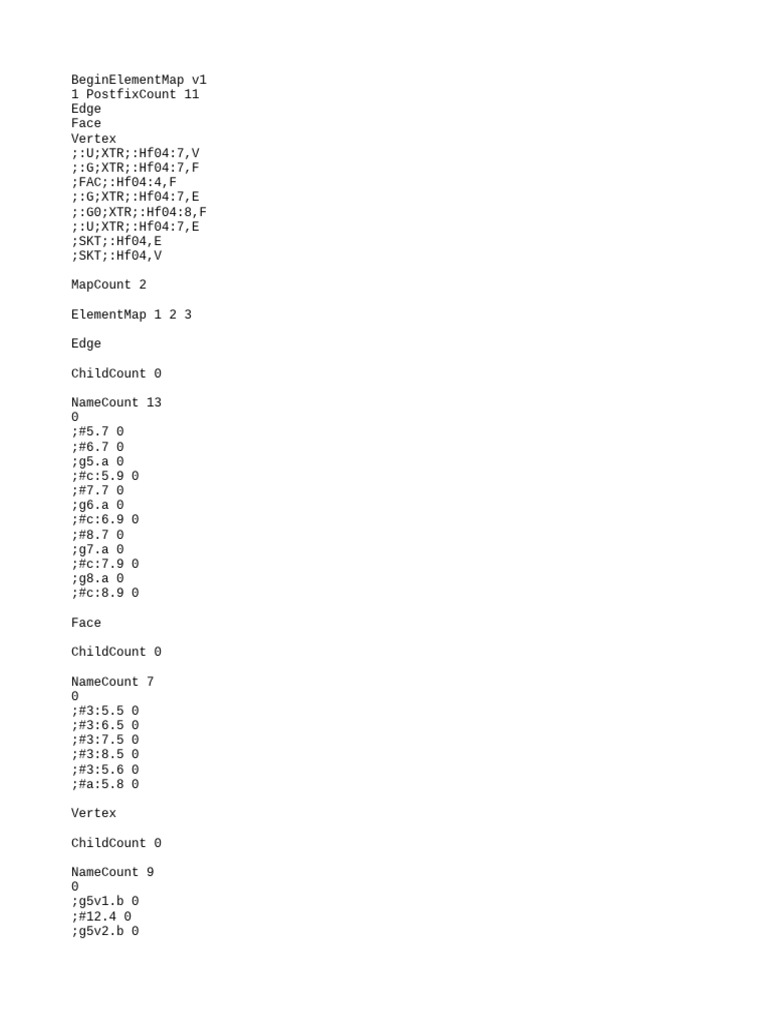 Element Map Data Overview v1 | PDF