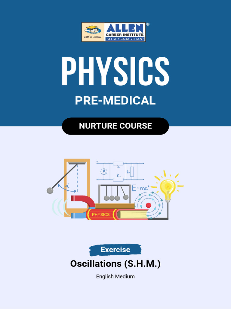 SHM Concepts for Pre-Medical Physics | PDF | Oscillation | Mass